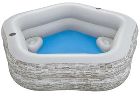 Black Friday OFFER - Bestway Piscina Gonfiabile Familiare 213x206x53 cm +6 Anni Giardino 54423