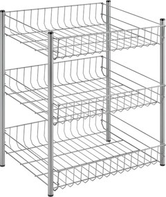 Organizzatore da cucina a 3 livelli - Metaltex