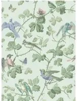 Tapete Winter Birds von Cole & Son - Duck Egg