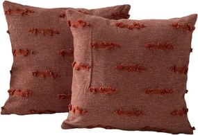 Federe decorative in set 2 pz 43x43 cm Tuffet – Mioli Decor