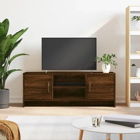 Mobile Porta Tv Rovere Marrone 102x30x37,5 Cm Legno Multistrato /