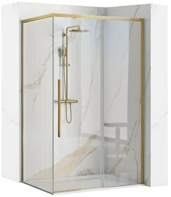Cabina doccia SOLAR GOLD Brush 100x80