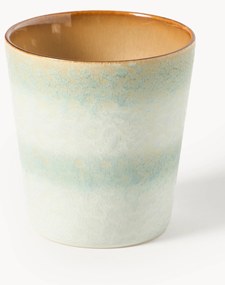 Tazza dipinta a mano con smalto reattivo 70's