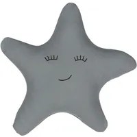 Cuscino per bambini Cuscino a forma di stella in tessuto grigio con imbottitura morbida per bambini