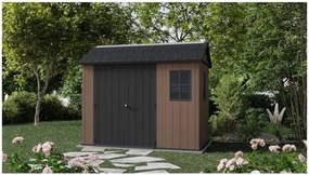 Casetta Da Giardino In Resina Newton Plus 759/975 Effetto Legno Keter