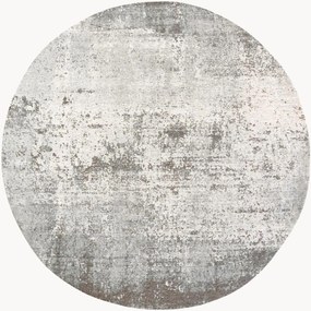 Tappeto rotondo jacquard lavabile da interno-esterno Virgin Land