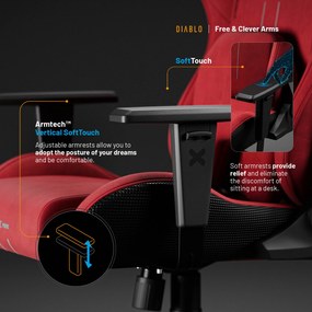 Sedia Gaming Diablo X.One Prime Bloody Mary Normal Size