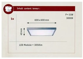 Paulmann 70652 - LED/30W Plafoniera LUNAR 230V