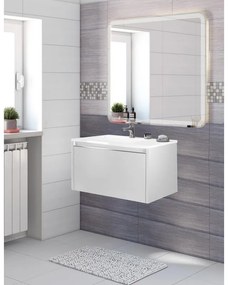 Mobile sottolavabo e lavabo Cielo grigio perla L 60 cm