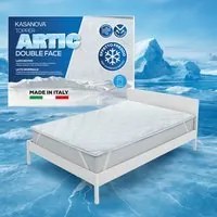 Topper 1 piazza e mezza fibra Artic effetto rinfrescante