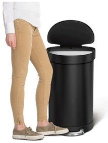 Bidone a pedale in acciaio inox 45 l - simplehuman