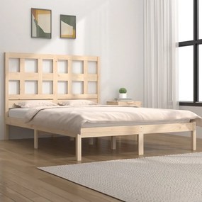 Giroletto Senza Materasso 135x190 Cm İn Legno Massello Di Pino /