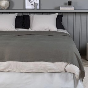Copriletto Milo 260x260 Cm Poliestere Grigio /