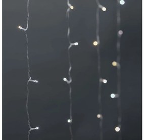 Nedis WIFILXC02W200 - Tenda luminosa natalizia a LED 200xLED/11 funzioni 6m IP65 Wi-Fi Tuya