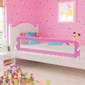 Sponde Letto Di Sicurezza Per Bambini Rosa 180x42cm Poliestere /