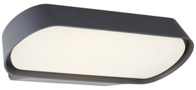 Applique LED moderno da esterno Samira nero, BRILLIANT IP44 bianco naturale