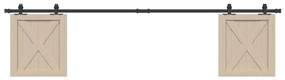 Kit Anta Scorrevole Armadio İn Acciaio Al Carbonio 113 Cm /