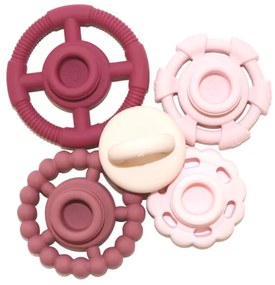 Piramide impilabile con massaggiagengive, rosa