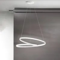 Lampadario Moderno Ritmo Bianco Led Piccolo