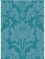 Cole & Son Carta da parati Fonteyn - Petrol Blue