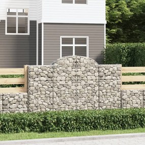 Cesti Gabbioni Ad Arco 25 Pz 200x30x120/140 Cm Ferro Zincato /