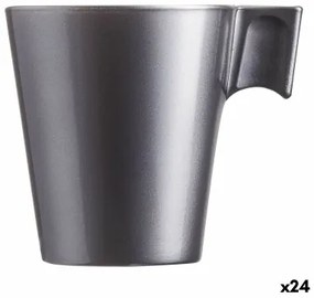 Tazza Mug Luminarc Flashy Viola 80 ml Vetro (24 Unità)