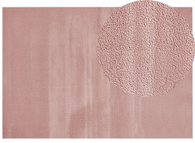 Tappeto rosa 160 x 230 cm MIRPUR Beliani