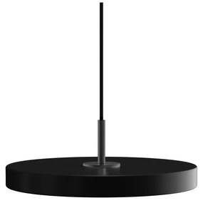 Apparecchio a sospensione dimmerabile a LED nero con paralume in metallo ø 31 cm Asteria Plus Mini - UMAGE