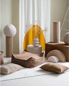 Cuscino per divano da bambini marrone chiaro con rivestimento in velluto a coste Roll – Wigiwama