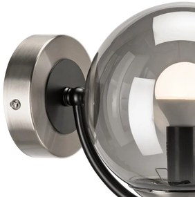 Applique GEORGIA 1xE14/5W/230V cromo opaco/fumé