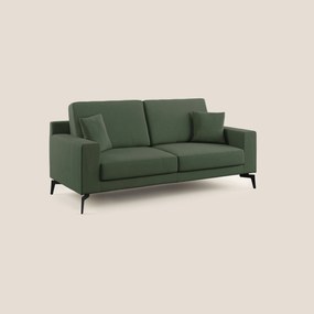 Prestige divano moderno in microfibra smacchiabile T11 verde 206 cm