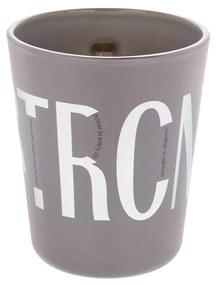 Tazza in vetro 370 ml scritta Strong Glassy