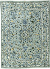 Kashmar Tappeto 340x250 Verde (Iran) Annodato A Mano