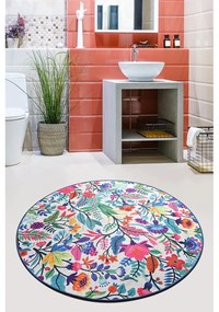 Tappeto da bagno Wild Garden Circle, ø 100 cm - Foutastic