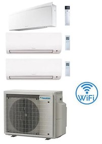 Daikin - Climatizzatore garanzia italia emura + comfora Trial Split Inverter 9000 + 12000 + 12000 btu con u.e. 3MXM68A9 Classe a+++/a++ novita' 2024