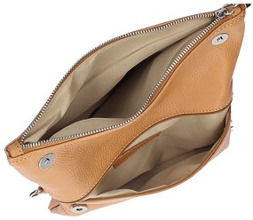 Borsa a mano in vera pelle 668 beige