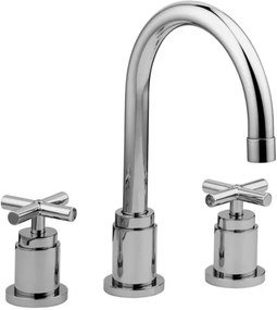 Paffoni Quattro QTV055 Gruppo lavabo 3 fori con scarico automatico cromo