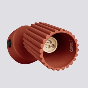 Sollux SL.1636 - Faretto da parete KARBON 1xGU10/10W/230V rosso