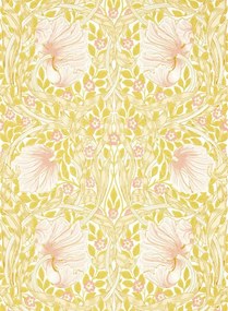 Morris & Co Carta da parati Pimpernel - Sunflower/ Pink