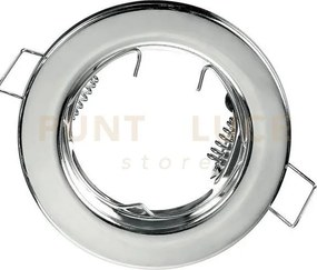 Struttura incasso reflex cromo 8x8cm in metallo