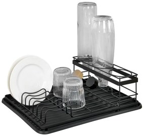 WENKO 54798100 - Scolapiatti AMY 42,5x31,5 cm nero