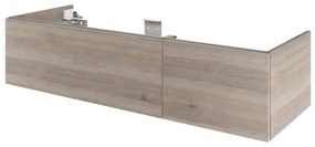 Mobile da bagno sotto lavabo SENSEA Neo lucido L 135 x H 32 x P 48 cm 1 cassetto, lavabo non incluso