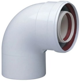 CURVA COASSIALE A 90° PARTENZA CALDAIA Diam. 60/100 BAXI