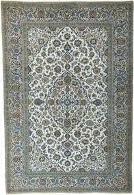 Kashan Tappeto 200 x 290 Beige (Iran) Annodato A Mano