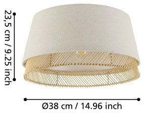 Eglo 43974 - Plafoniera TABLEY 1xE27/40W/230V