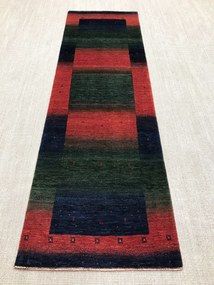 Loribaft Tappeto 280x80 Rosso (Iran) Annodato A Mano