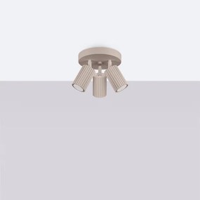 Brilagi - Faretto CRESTO 3xGU10/10W/230V taupe