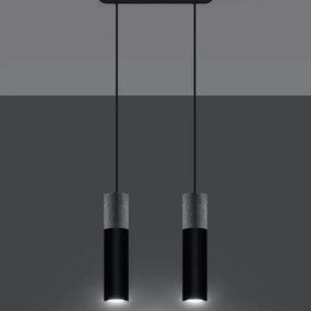 Lampadario a sospensione con filo BORGIO 2xGU10/40W/230V