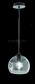 Sospensione verve- 1 luce fume' attacco e14 senza base d' attacco d...
