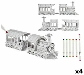 Gioco Fai-da-te Treno (4 Unità)